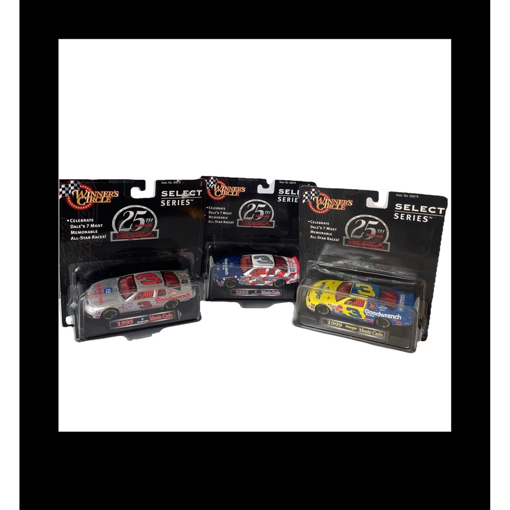 Dale Earnhardt 25th Anniversary Winners Circle 1/43 DiecastCarLot 1995 1996 1999